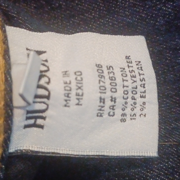 HUDSON collin Midrise Skinny Jeans.  Dark Wash.Size 26. - Picture 7 of 8